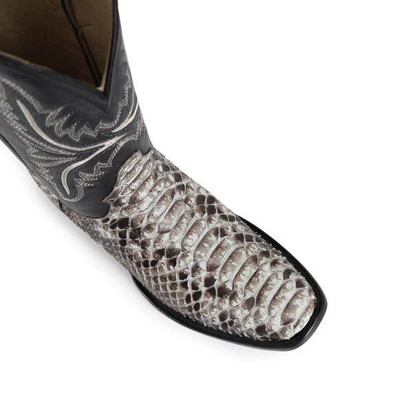 Bota Vaquera Dubai Pitón Natural