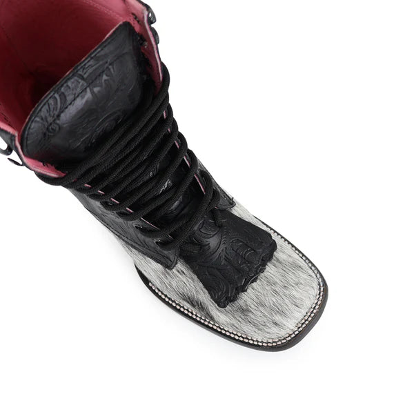 Bota Vaquera Para Dama de Piel Modelo Macarena