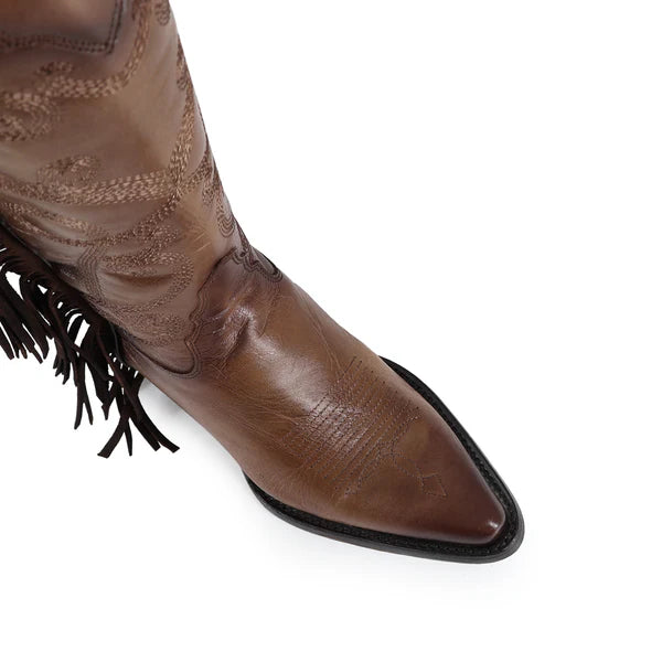 Bota vaquera para dama de piel modelo Moana