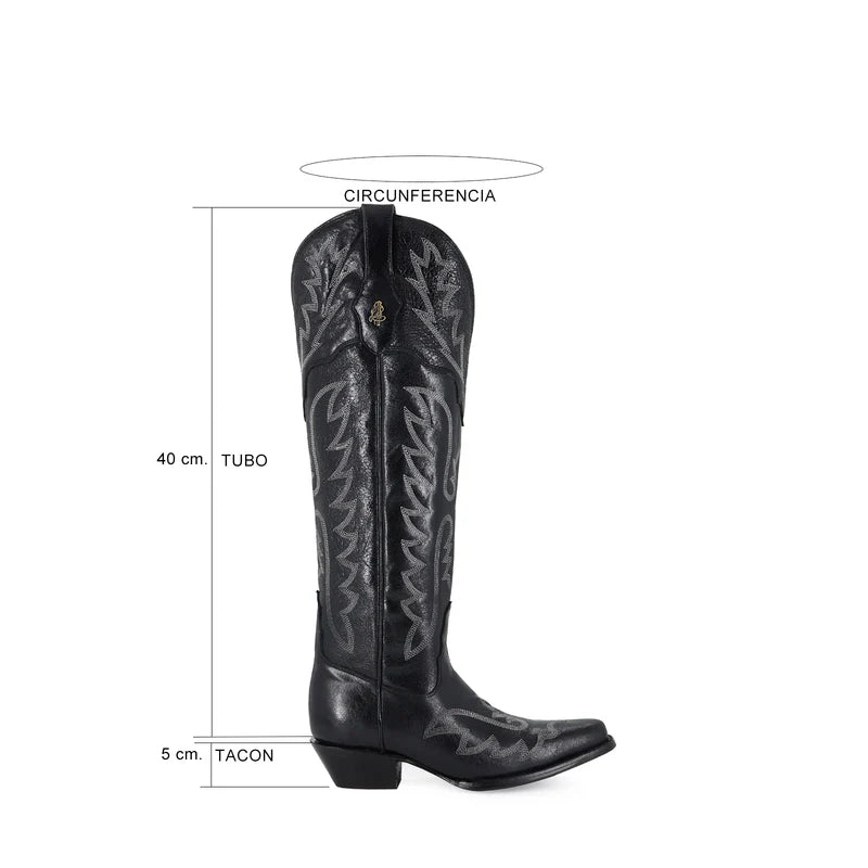 Bota vaquera para dama de piel modelo Nevada