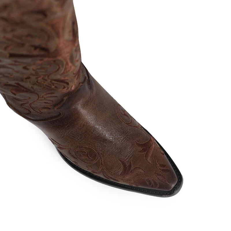 Bota vaquera para dama de piel modelo Holly