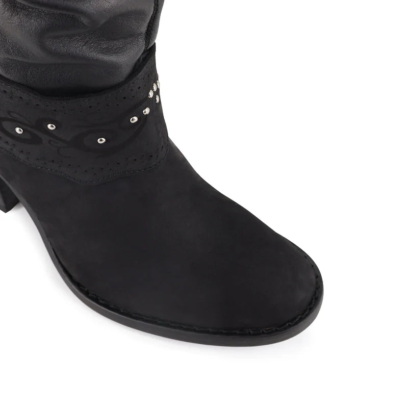 Bota casual para dama de piel modelo Bella