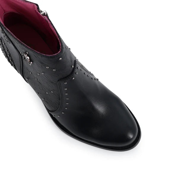 Botin Vaquero Para Dama de Piel Modelo Orlando