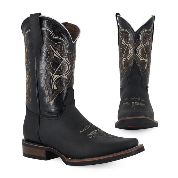 Bota Vaquera Rodeo Crazy Negro