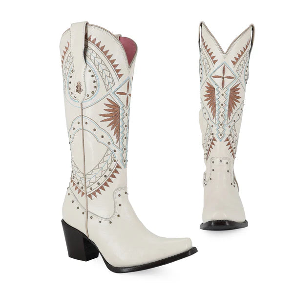 Bota vaquera para dama de piel modelo Cheyenne