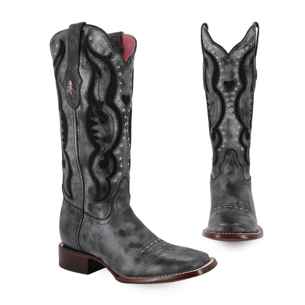 Bota vaquera para dama de piel modelo Dolly