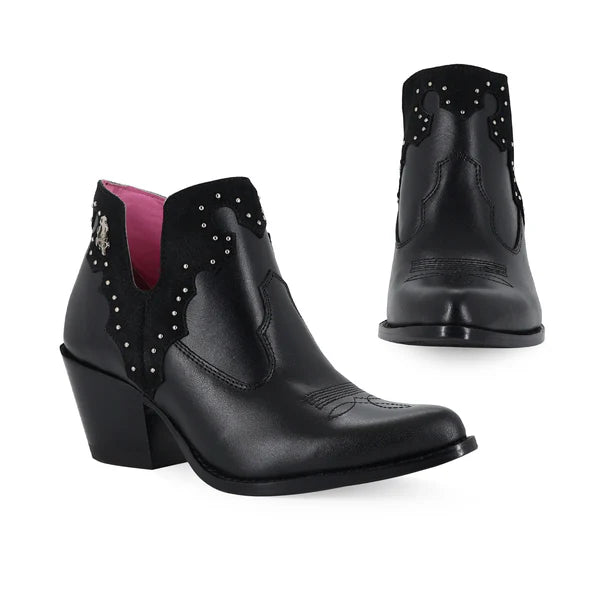 Botin Casual Para Dama de Piel Modelo Boston