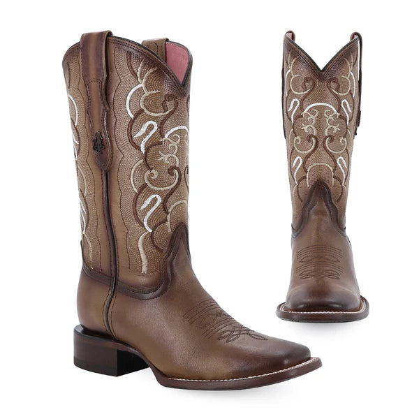 Bota vaquera para dama de piel modelo Milenia