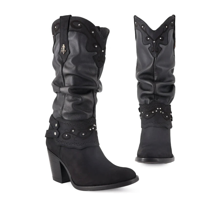 Bota casual para dama de piel modelo Bella