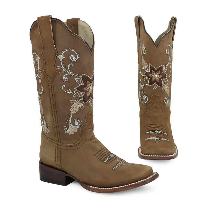 Bota vaquera para dama de piel modelo Especial