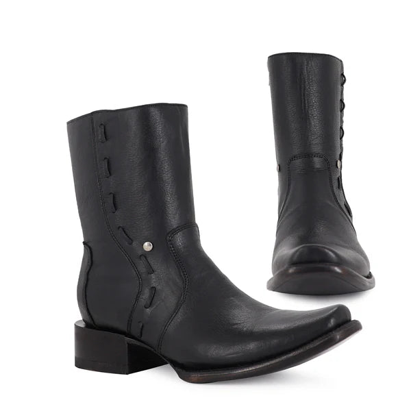 Botin Vaquero Estilo Vegas Negro