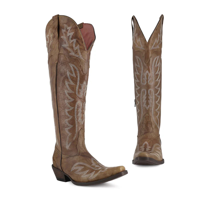 Bota vaquera para dama de piel modelo Nevada