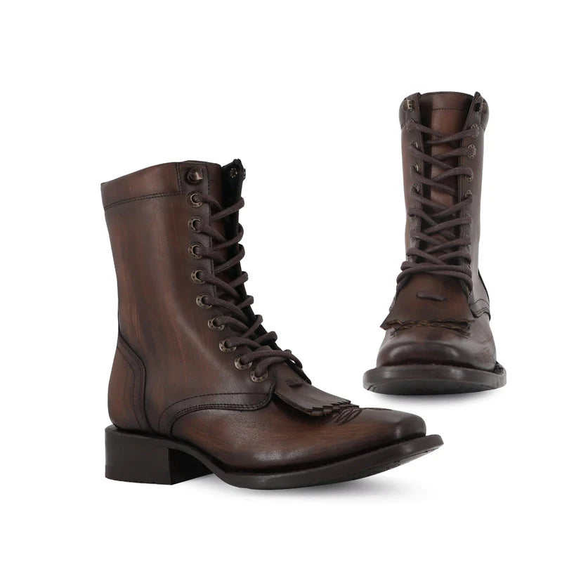 Bota vaquera para dama de piel modelo Sierra