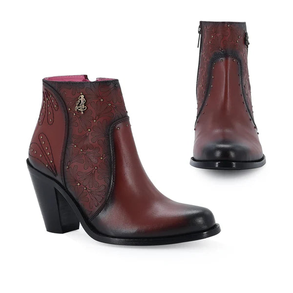 Botin Vaquero Para Dama de Piel Modelo Orlando