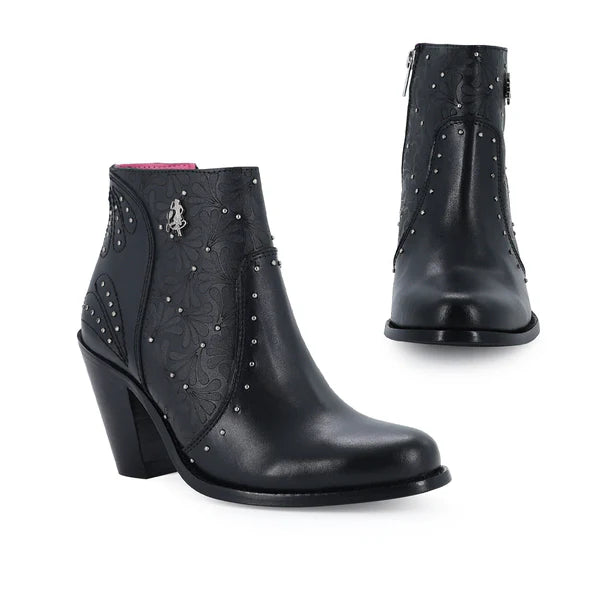 Botin Vaquero Para Dama de Piel Modelo Orlando