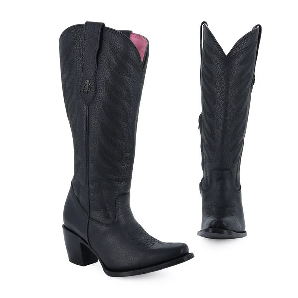 Bota vaquera para dama de piel modelo Bandida Curvy