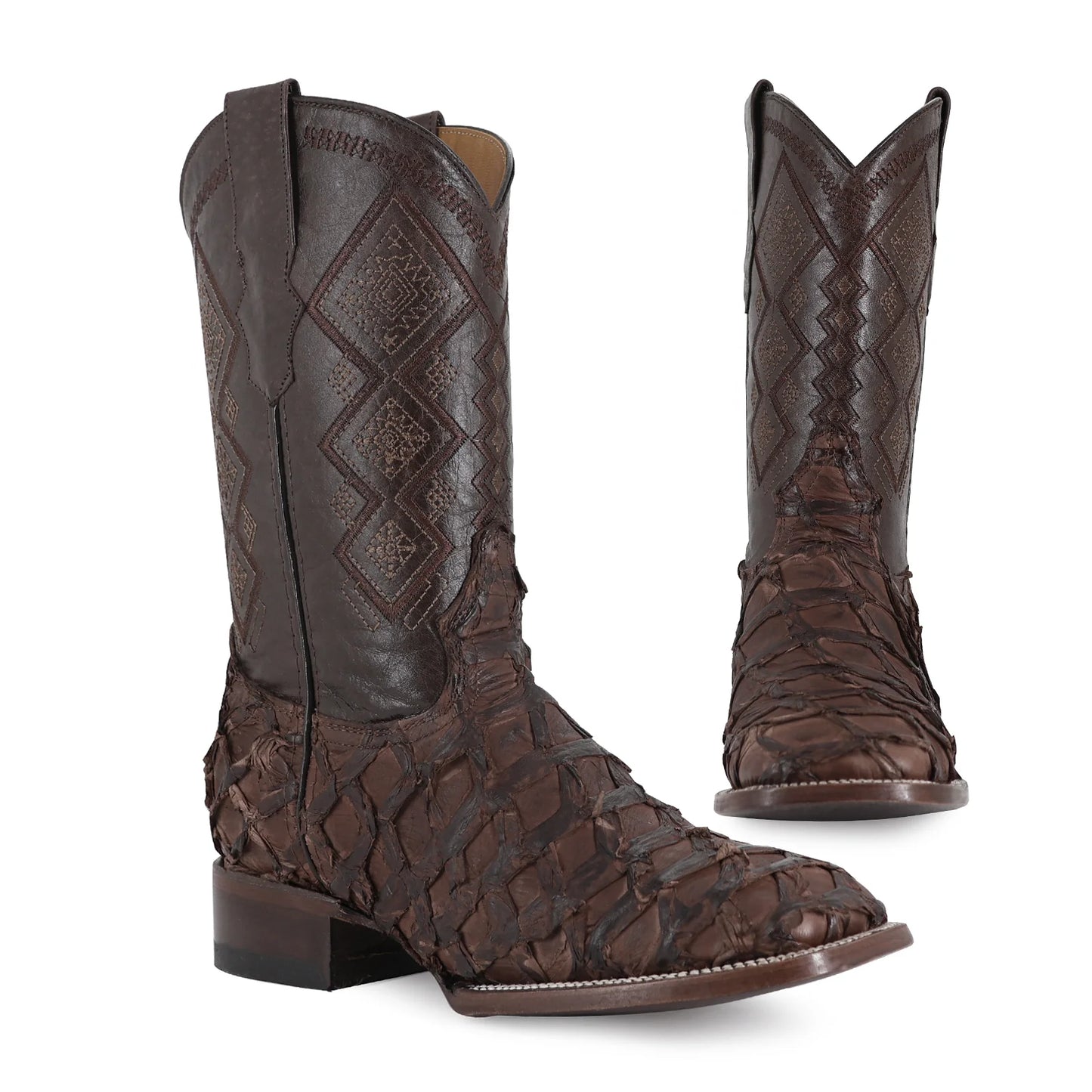 Bota Vaquera Bulldog Pescado Nobuck Cafe