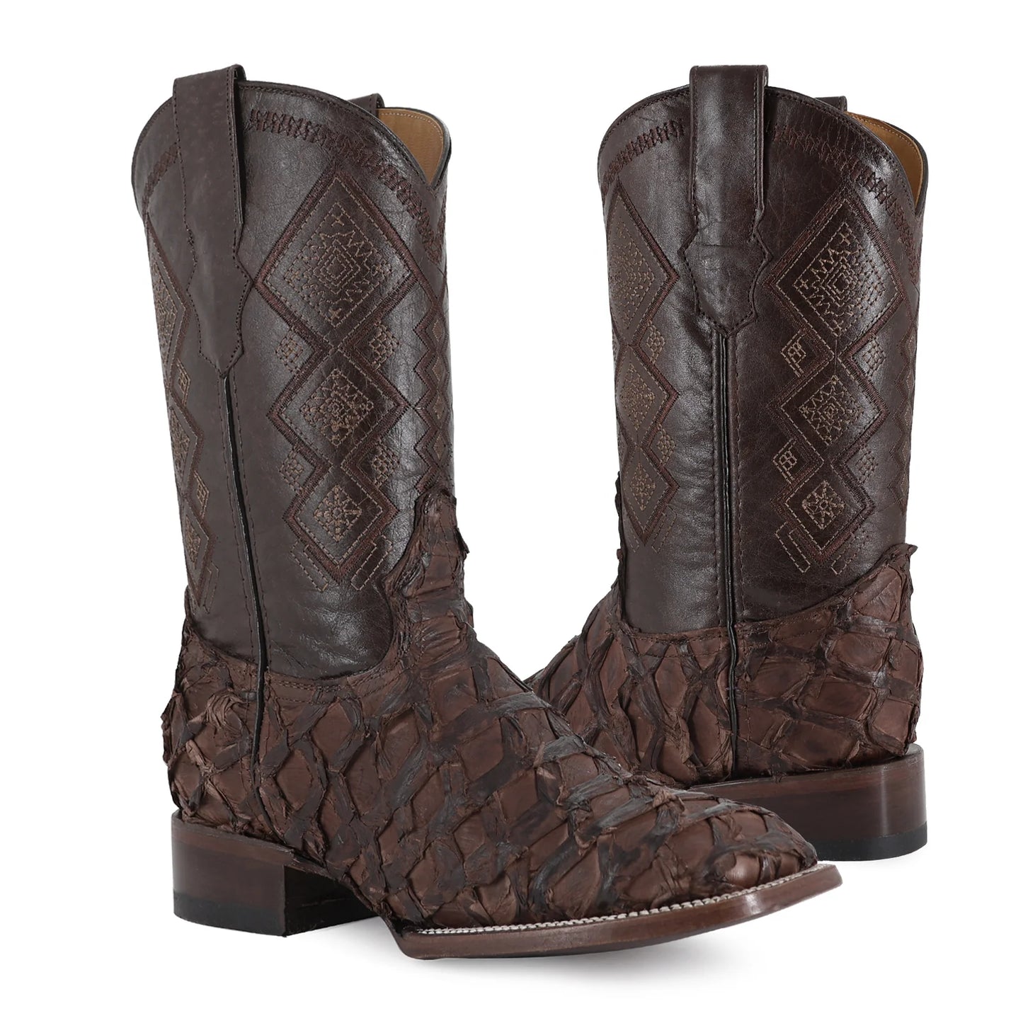 Bota Vaquera Bulldog Pescado Nobuck Cafe