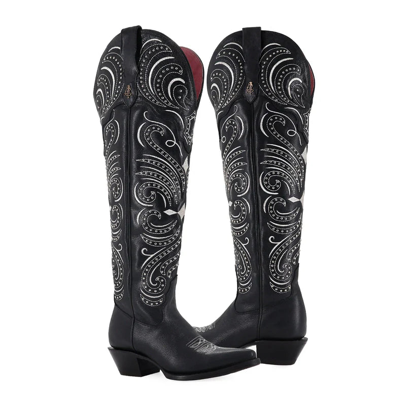 Bota vaquera para dama de piel modelo Alaska