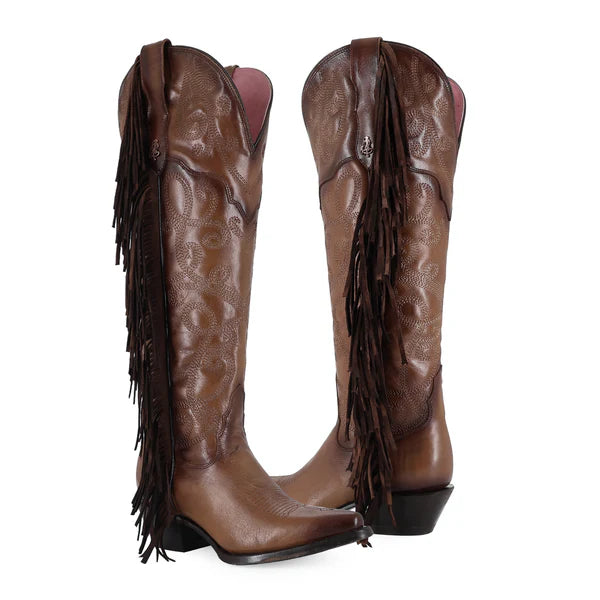 Bota vaquera para dama de piel modelo Moana