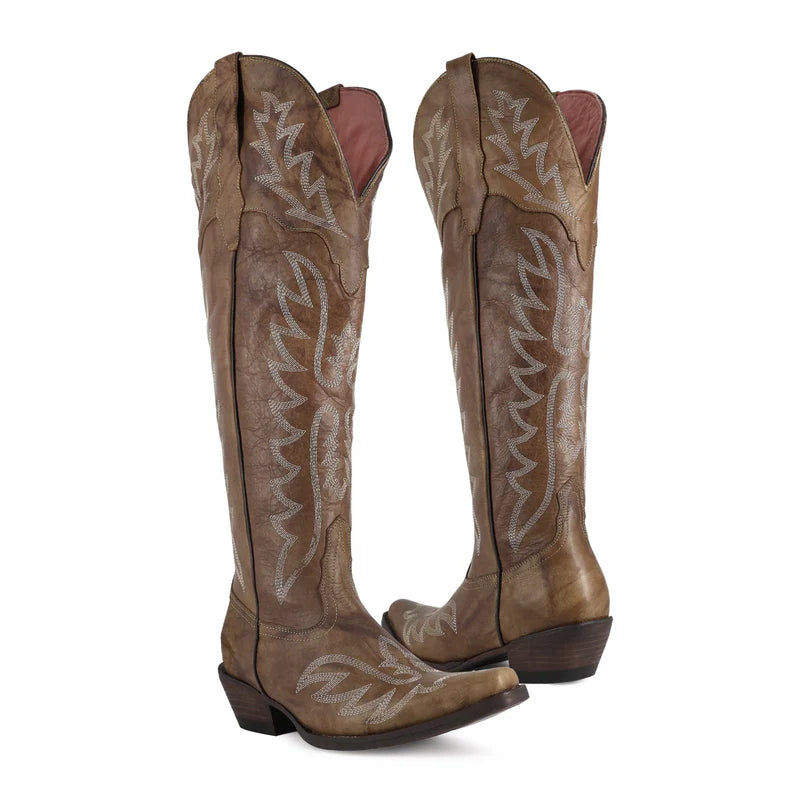 Bota vaquera para dama de piel modelo Nevada