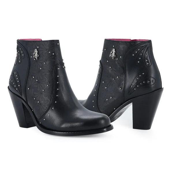 Botin Vaquero Para Dama de Piel Modelo Orlando