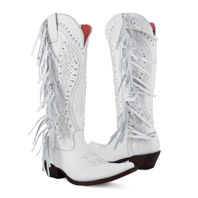 Bota vaquera para dama de piel modelo Diva