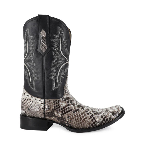 Bota Vaquera Dubai Pitón Natural