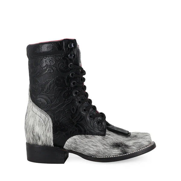 Bota Vaquera Para Dama de Piel Modelo Macarena