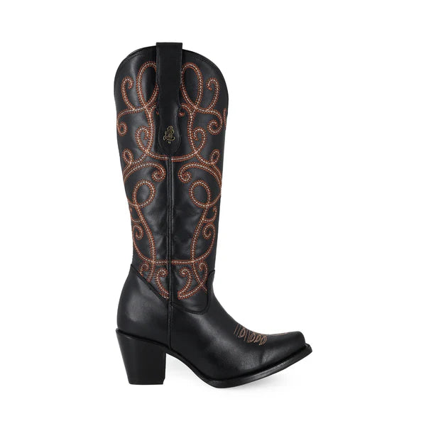 Bota vaquera para dama de piel modelo Maddame