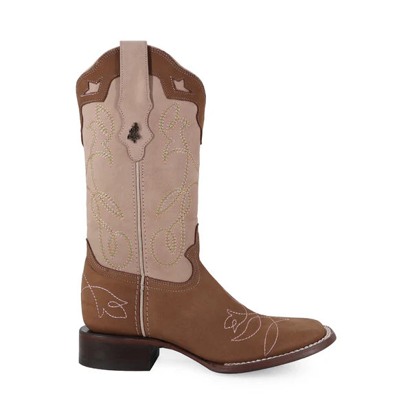 Bota vaquera para dama de piel modelo Palmira