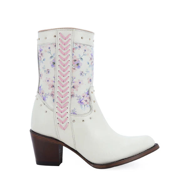 Botin Vaquero Para Dama de Piel Modelo Abril