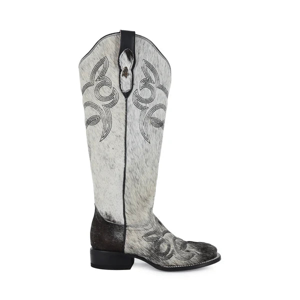 Bota vaquera para dama de piel modelo Alma