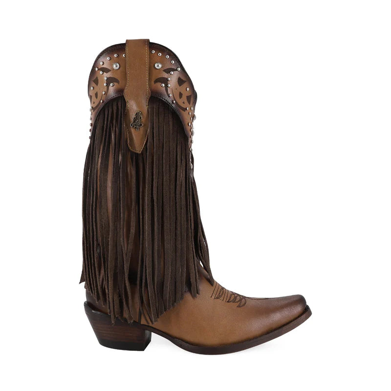 Bota vaquera para dama de piel modelo Forajida