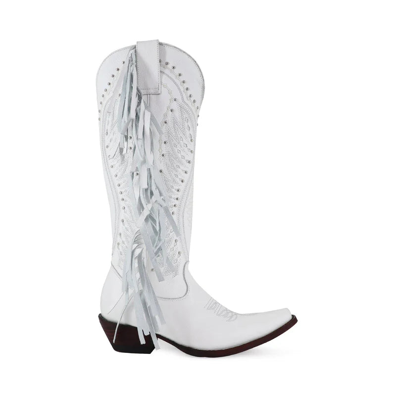 Bota vaquera para dama de piel modelo Diva