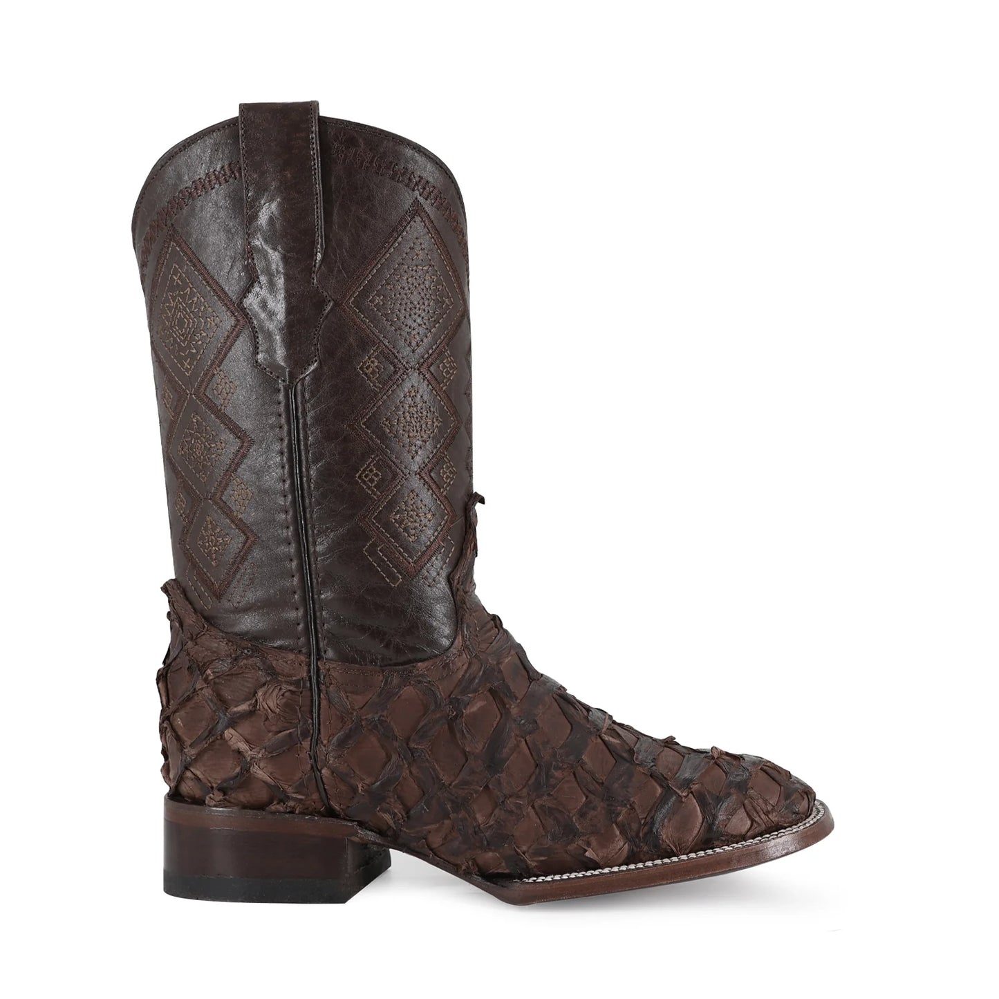 Bota Vaquera Bulldog Pescado Nobuck Cafe