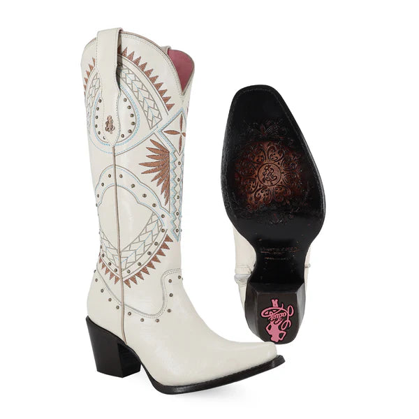 Bota vaquera para dama de piel modelo Cheyenne