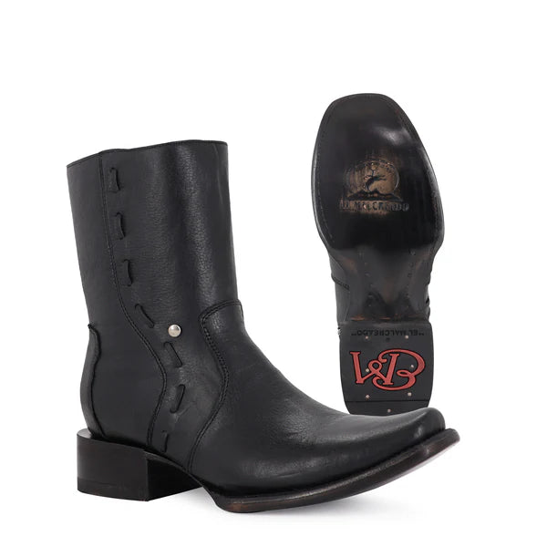 Botin Vaquero Estilo Vegas Negro