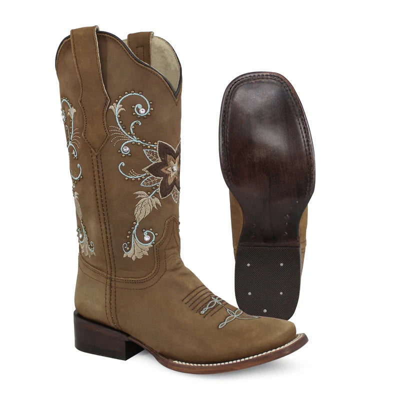 Bota vaquera para dama de piel modelo Especial