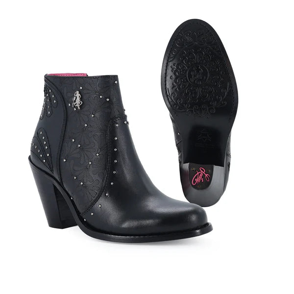 Botin Vaquero Para Dama de Piel Modelo Orlando