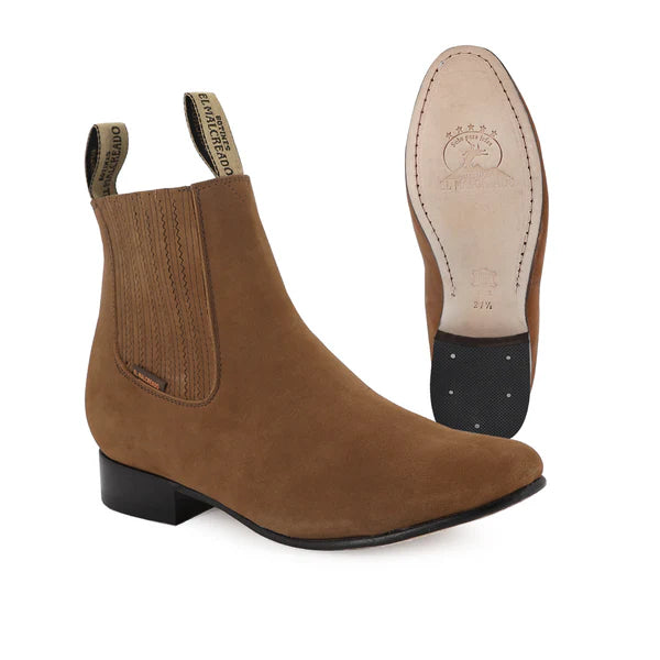 Botín Charro Topo Nobuck