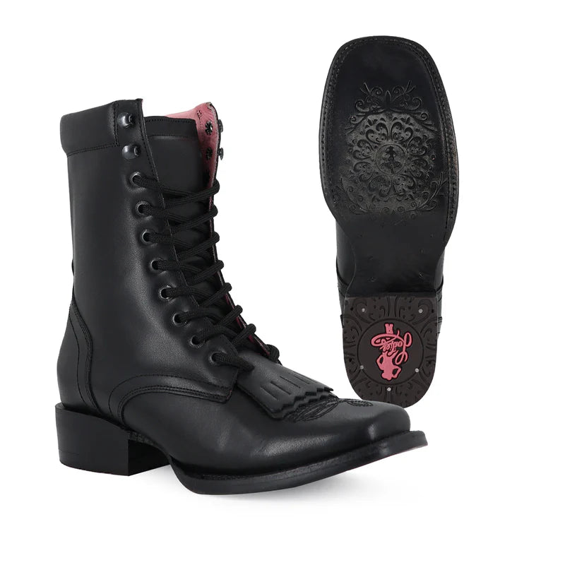 Bota vaquera para dama de piel modelo Sierra