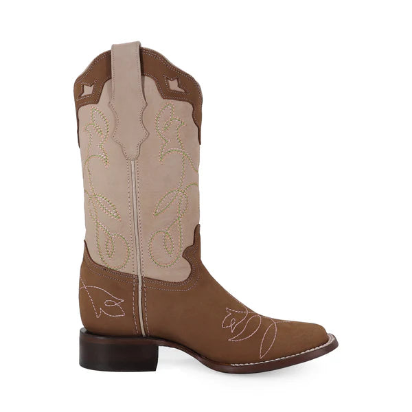 Bota vaquera para dama de piel modelo Palmira