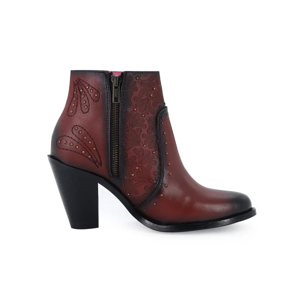 Botin Vaquero Para Dama de Piel Modelo Orlando