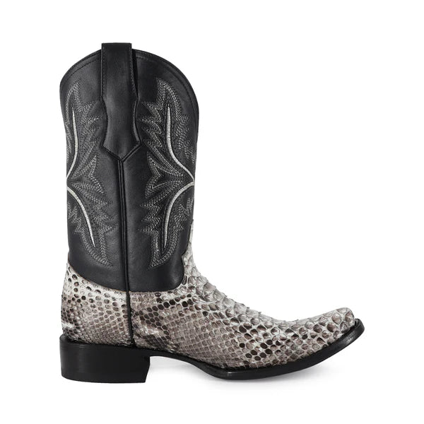 Bota Vaquera Dubai Pitón Natural