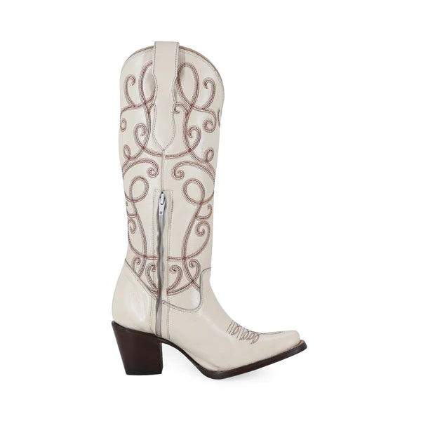 Bota vaquera para dama de piel modelo Maddame