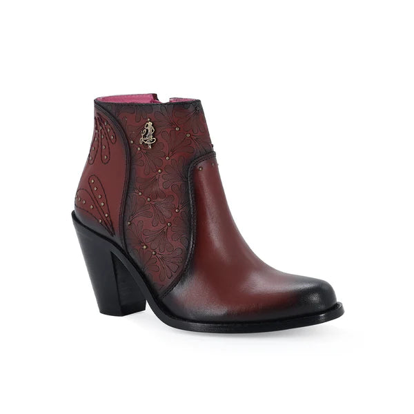 Botin Vaquero Para Dama de Piel Modelo Orlando