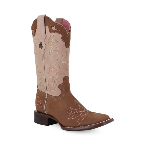 Bota vaquera para dama de piel modelo Palmira