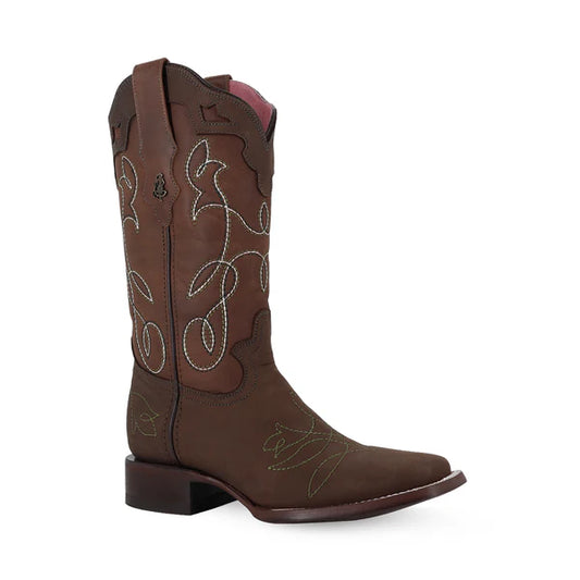 Bota vaquera para dama de piel modelo Palmira