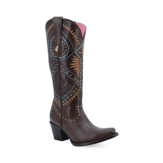 Bota vaquera para dama de piel modelo Cheyenne